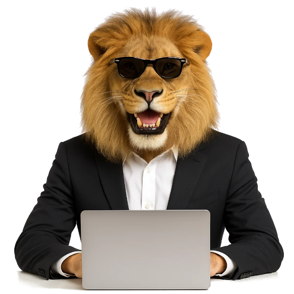 Lion dév 600px Une femme professionnelle avec des chaussures lui permettant de voler